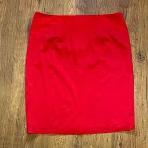 Elegant Red Women's Skirt
